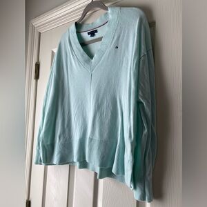 TOMMY HILFIGER ~ MINT GREEN SWEATER ~ M
